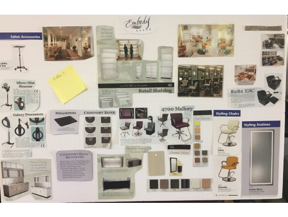 How to Make a Salon Mood Board