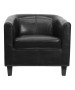 Leather Reception Chair w/ Wood Legs-image5