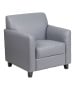 Diplomat Leather Reception Chair-image1