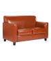 Diplomat Leather Reception Loveseat-image4