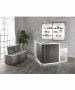 Salon Ambience RD216 Smart Italian Reception Desk w/ LED Light-image5