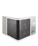 Salon Ambience RD216 Smart Italian Reception Desk w/ LED Light-image1