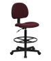 Black Patterned Fabric Ergonomic Stool-image7