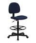 Black Patterned Fabric Ergonomic Stool-image5