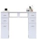 J&A White Granite Top Manicure Table-image12