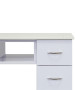 J&A Double White Granite Top Manicure Table-image11