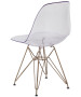 Ghost Reception Chair w/ Gold Metal Base-image4