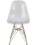 Ghost Reception Chair w/ Gold Metal Base-image3