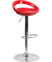 Contemporary Black Plastic Adjustable Height Stool-image11