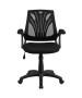 Mid-Back Black Mesh Chair with Mesh Seat-image4