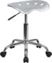 Vibrant Black Tractor Seat and Chrome Stool-image18