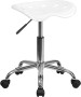 Vibrant Black Tractor Seat and Chrome Stool-image12