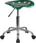 Vibrant Black Tractor Seat and Chrome Stool-image15