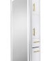 Pibbs 9110 Lumina Gold Handle LED Salon Mirror & Storage Server-image14