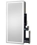 Pibbs 9110 Lumina Gold Handle LED Salon Mirror & Storage Server-image5