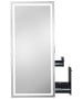 Pibbs 9110 Lumina Gold Handle LED Salon Mirror & Storage Server-image9