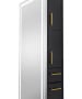 Pibbs 9110 Lumina Gold Handle LED Salon Mirror & Storage Server-image10