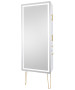 Pibbs 9110 Lumina LED Salon Mirror & Storage Server w/ Legs-image3