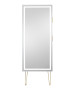 Pibbs 9110 Lumina LED Salon Mirror & Storage Server w/ Legs-image6