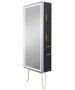 Pibbs 9110 Lumina LED Salon Mirror & Storage Server w/ Legs-image2