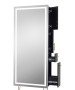 Pibbs 9110 Lumina LED Salon Mirror & Storage Server w/ Legs-image11