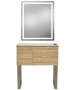 Pibbs 6002 Capri Styling Station w/ Legs & LED Mirror-image15