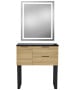 Pibbs 6002 Capri Styling Station w/ Legs & LED Mirror-image17