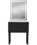 Pibbs 6002 Capri Styling Station w/ Legs & LED Mirror-image8