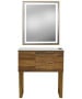 Pibbs 6002 Capri Styling Station w/ Legs & LED Mirror-image14