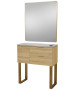 Pibbs 6002 Capri Styling Station w/ Legs & Standard Mirror-image4