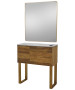 Pibbs 6002 Capri Styling Station w/ Legs & Standard Mirror-image3