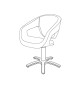 Takara Belmont ST-M30 Strip Tease Styling Chair-image2