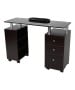 J&A Glass Top Manicure Table-image1