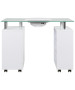 J&A Glass Top Manicure Table w/ Draft Fan-image3