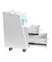 J&A Glass Top Pedicure Cart-image2