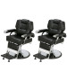 Set of 2 K.O. Professional Barber Chairs-image1