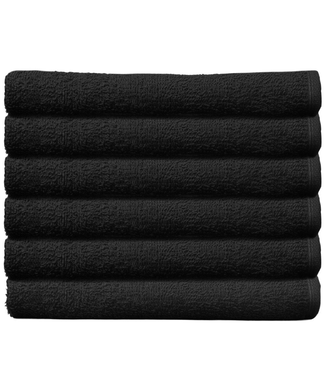 12 Pack Black Towels from Buy-Rite Beauty