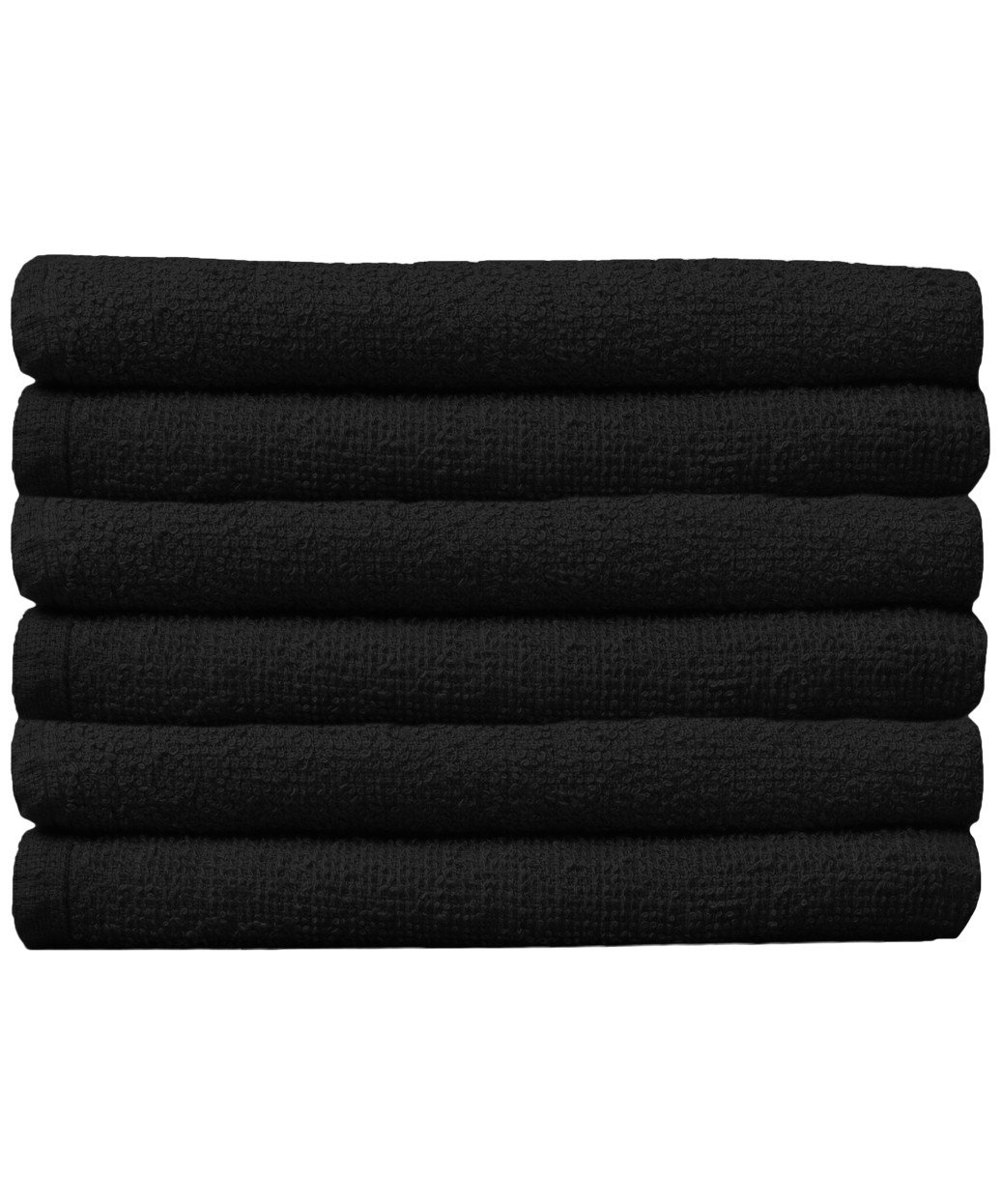 Bleach Resistant Black Towels - 9 Pack