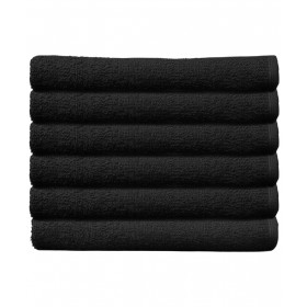 Economy Black Towels - 12 Pack