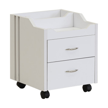 J&A Wood Top Pedicure Cart