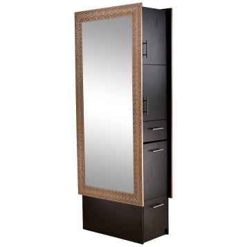 Pibbs Diamond Mirror Double Sided Styling Station