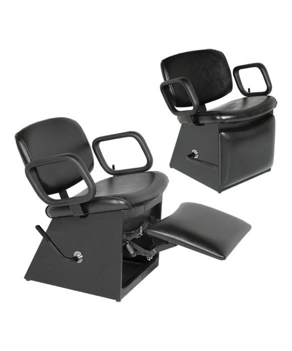 Collins QSE 1850L Lever-Control Shampoo Chair w/ Leg-Rest