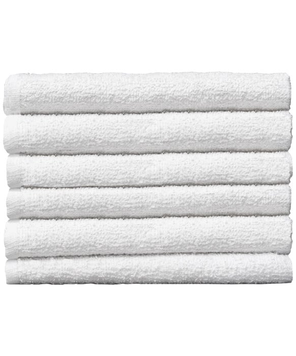 Economy White Towels - 12 Pack