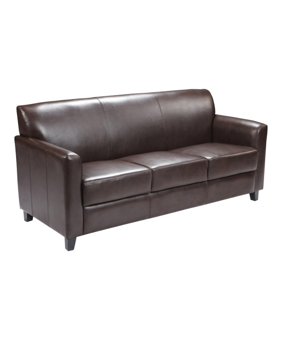 Diplomat Leather Reception Sofa