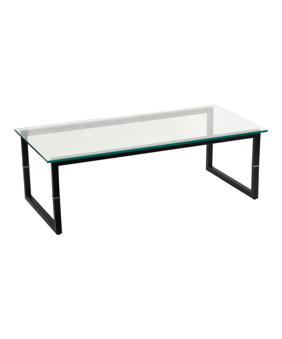 Contemporary Glass Reception Center Table