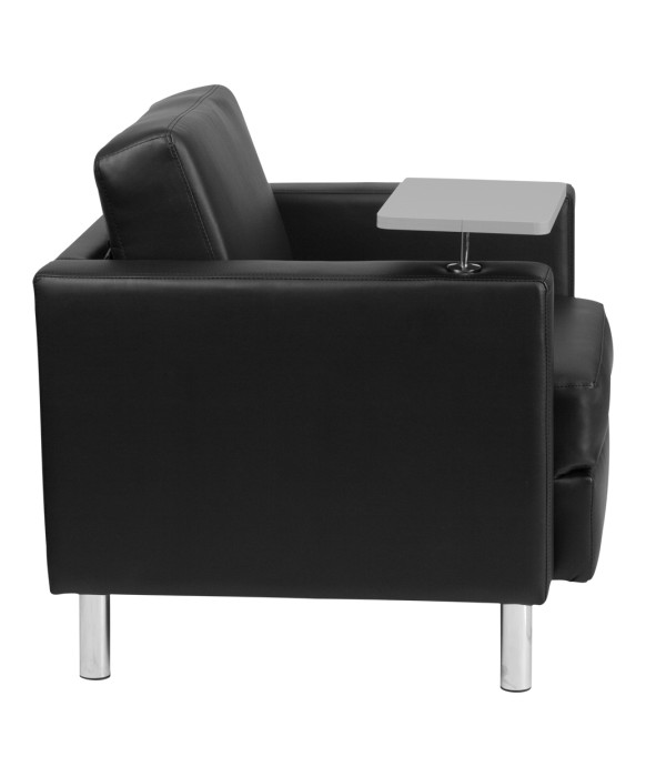 Square Waiting Chair With Tablet Arm