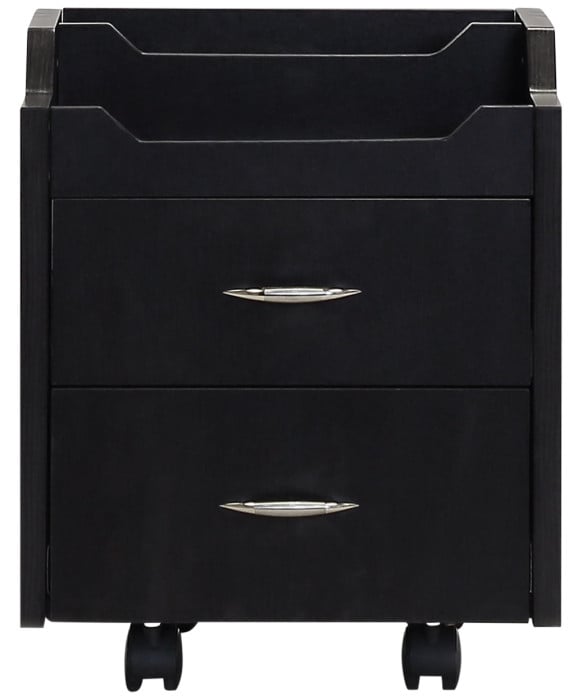 J&A Wood Top Pedicure Cart