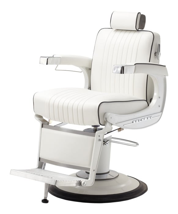 Takara Belmont BB-225WHT Elite White Barber Chair