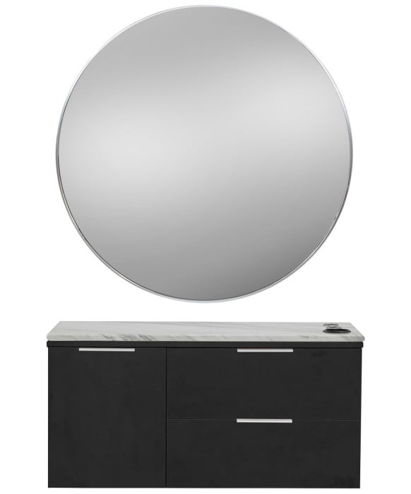 Pibbs 6002 Capri Styling Station & Standard Mirror