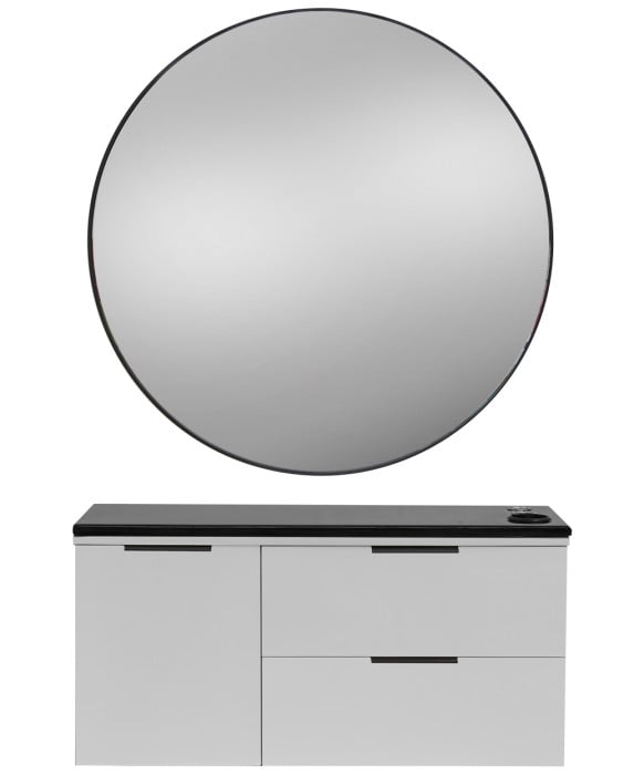 Pibbs 6002 Capri Styling Station & Standard Mirror